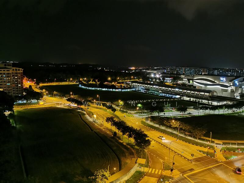 Night view before CRL construction