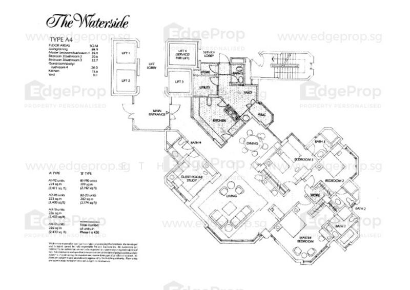The Waterside, 7 Tanjong Rhu Road, East Coast / Marine Parade, 4 Bedrooms, 2,433 sqft, Condominium For Rent, by Ethan Tan, 25216560 - PropertyGuru.com.sg