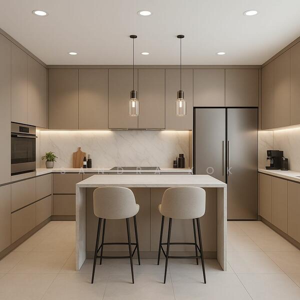Virtual renovated look of the Kitchen