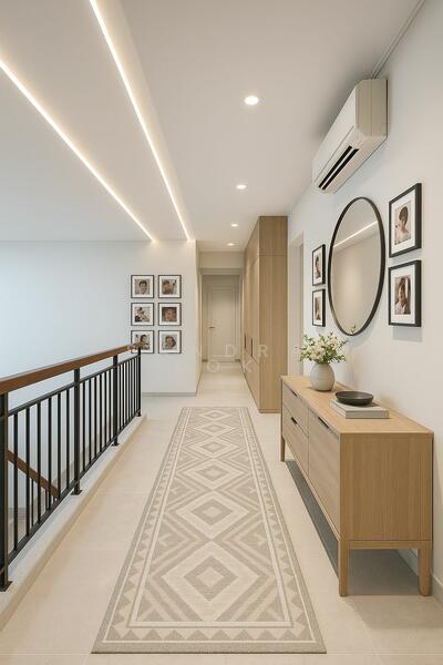 Virtual renovated look of the walkway