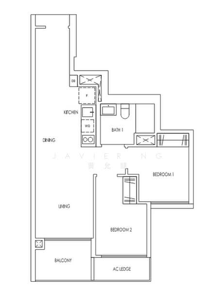 Treasure at Tampines, 7 Tampines Lane, 2 Bedrooms, 581 sqft, Condominium For Rent, by Javier Ng 黄允健, 25221576 - PropertyGuru.com.sg
