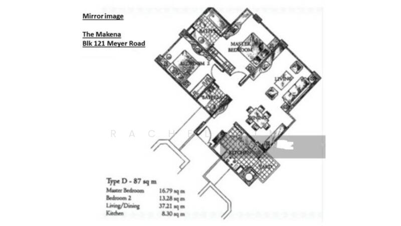 The Makena, 121 Meyer Road, 2 Bedrooms, 936 sqft, Condominium For Rent, by Rachel Sim, 25224253 - PropertyGuru.com.sg