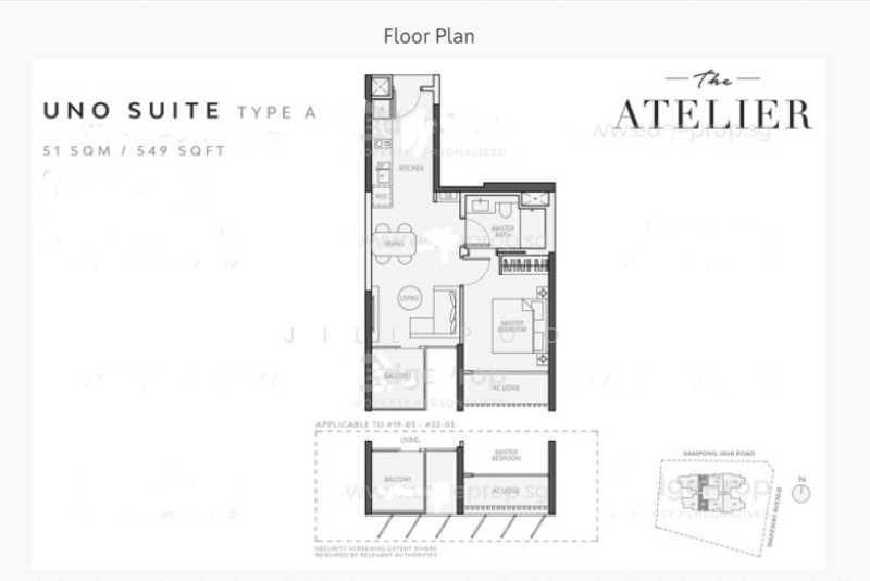The Atelier, 2 Makeway Avenue, 1 Bedroom, 549 sqft, Condominium For Rent, by Jill Poo, 25225228 - PropertyGuru.com.sg