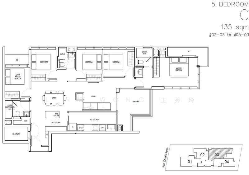 Straits at Joo Chiat, Joo Chiat Pl, 5 Bedrooms, 1,453 sqft, Condominium For Sale, by Ling Wong 王秀玲, 25225865 - PropertyGuru.com.sg
