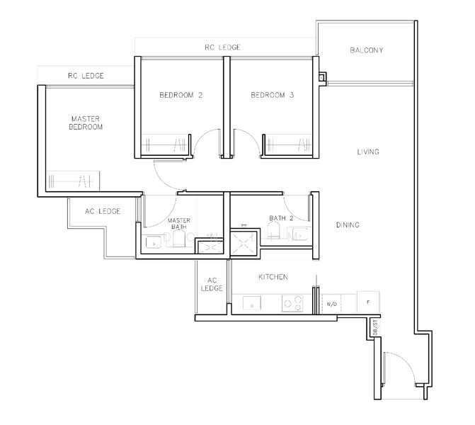 Clavon, 6 Clementi Avenue 1, 3 Bedrooms, 958 sqft, Condominium For Rent, by Don Lim, 25225959 - PropertyGuru.com.sg