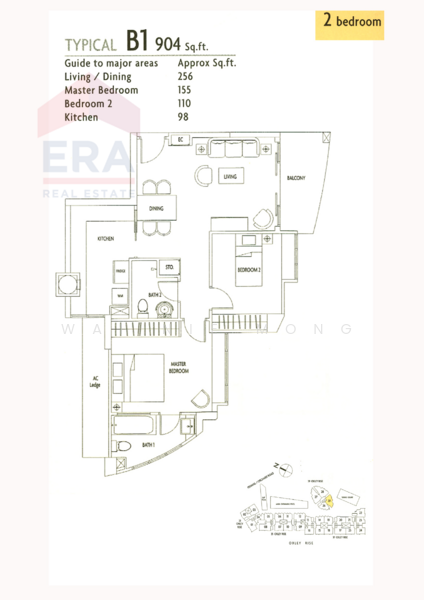 Visioncrest, 35 Oxley Rise, Orchard / River Valley, 2 Bedrooms, 904 sqft, Condominium For Rent, by Wai Nie Mong, 25227525 - PropertyGuru.com.sg