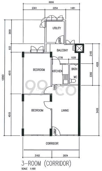 30 Jalan Klinik, 30 Jalan Klinik, 2 Bedrooms, 624 sqft, HDB Flat For Rent, by Joanne Tay, 25228061 - PropertyGuru.com.sg