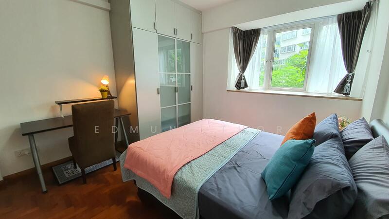 with Study table and lamp