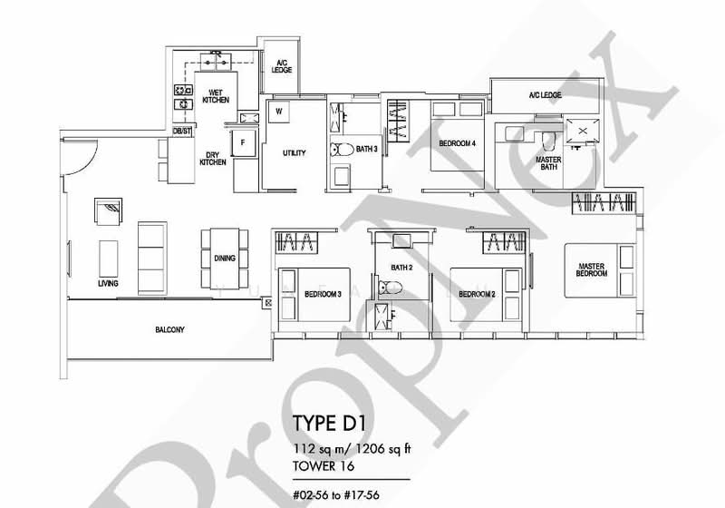Sims Urban Oasis, 2 Sims Drive, 4 Bedrooms, 1,206 sqft, Condominium For Rent, by Yunfan Lu, 25228817 - PropertyGuru.com.sg