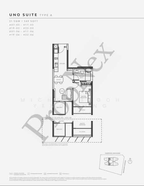 The Atelier, 2 Makeway Avenue, 1 Bedroom, 549 sqft, Condominium For Sale, by Michelle Goh Yeng Yeng, 25230896 - PropertyGuru.com.sg