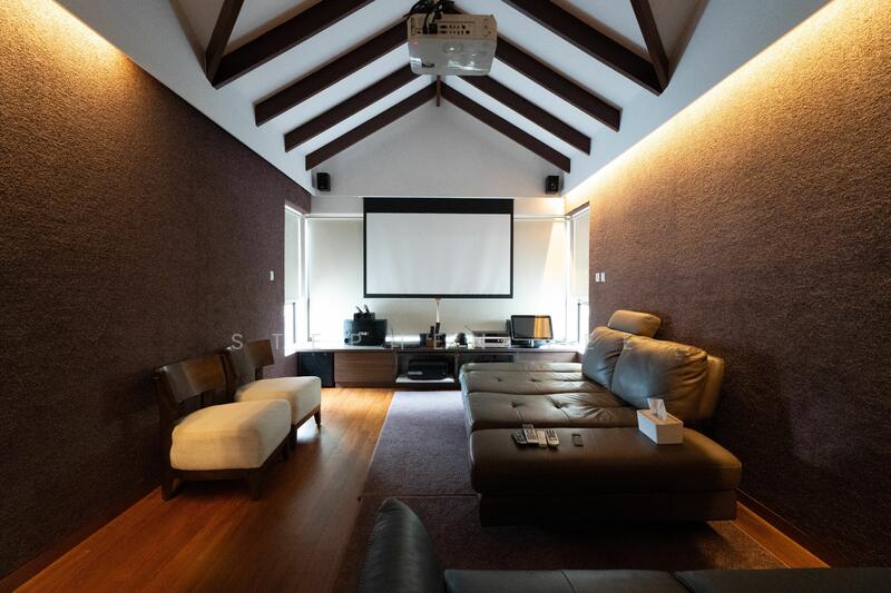 Changi Grove Freehold Bungalow @Jalan Mariam, Jalan Mariam, Changi Airport / Changi Village, 6 Bedrooms, 4,582 sqft, Bungalow House For Sale, by Stephen Lee, 25236962 - Soundproofed Movie Theatre for entertainment, can be converted to bedroom if required - PropertyGuru.com.sg