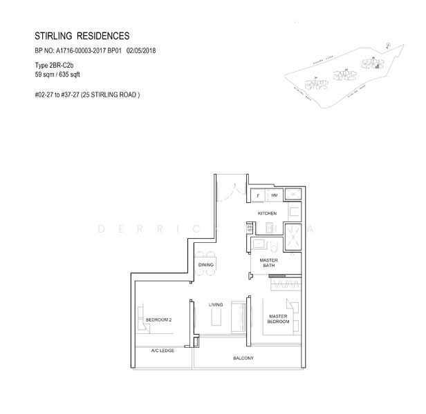 Stirling Residences, 25 Stirling Road, 2 Bedrooms, 635 sqft, Condominium For Rent, by Derrick Chia, 25239985 - PropertyGuru.com.sg