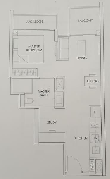 The Alps Residences, 107 Tampines Street 86, 1 Bedroom, 506 sqft, Condominium For Rent, by Johnnie Ng, 25240082 - PropertyGuru.com.sg