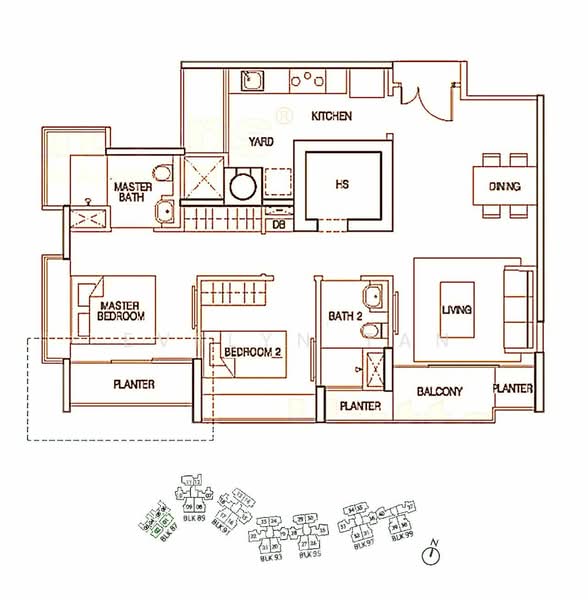 The Estuary @ Yishun, 87 Yishun Avenue 1, 2 Bedrooms, 915 sqft, Condominium For Rent, by Evelyn Tan, 25241985 - PropertyGuru.com.sg