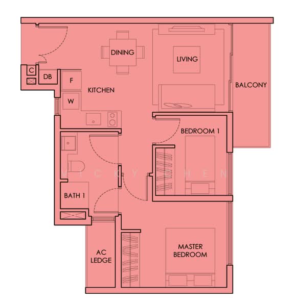 Highline Residences, 7 Kim Tian Road, 2 Bedrooms, 635 sqft, Condominium For Rent, by Vicky Chen, 25242231 - PropertyGuru.com.sg