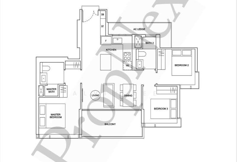 Hyll on Holland, 95 Holland Road, Tanglin / Holland / Bukit Timah, 3 Bedrooms, 936 sqft, Condominium For Rent, by Alvin Lee, 25246006 - PropertyGuru.com.sg