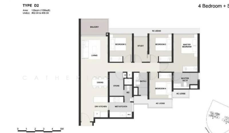 Clavon, 6 Clementi Avenue 1, 5 Bedrooms, 1,356 sqft, Condominium For Rent, by Catherine Goh, 25248269 - PropertyGuru.com.sg