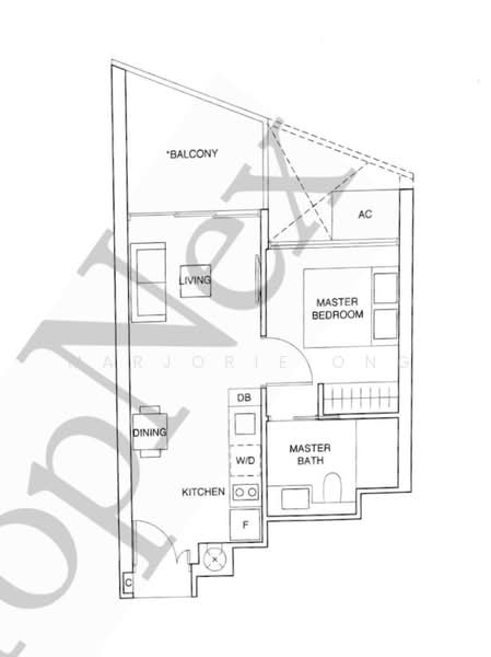 Commonwealth Towers, 232 Commonwealth Avenue, 1 Bedroom, 463 sqft, Condominium For Rent, by Marjorie Ong, 25248468 - PropertyGuru.com.sg