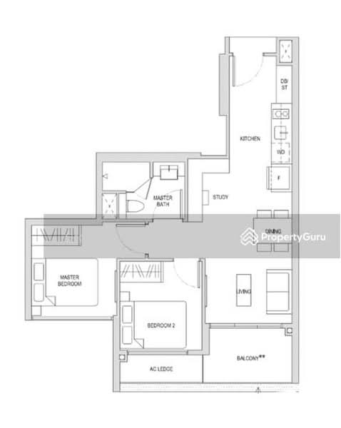 Affinity At Serangoon, 32 Serangoon North Avenue 1, Hougang / Punggol / Sengkang, 2 Bedrooms, 624 sqft, Condominium For Sale, by Grace Ng, 25248924 - PropertyGuru.com.sg