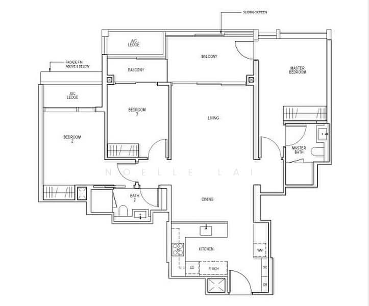 Meyer Mansion, 79 Meyer Road, 3 Bedrooms, 1,109 sqft, Condominium For Rent, by Noelle Lai, 25249455 - PropertyGuru.com.sg