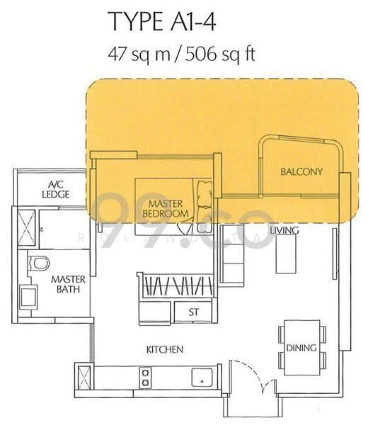 Terrasse, 27 Terrasse Lane, Hougang / Punggol / Sengkang, 1 Bedroom, 506 sqft, Condominium For Rent, by Roland Tai, 25251810 - PropertyGuru.com.sg