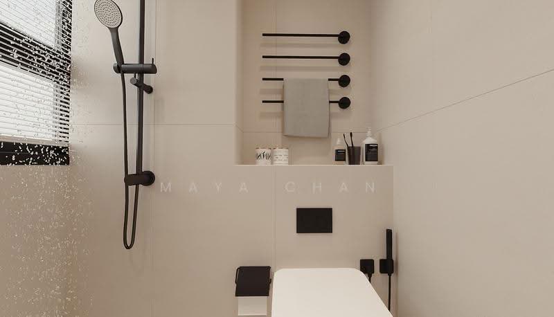 Evergreen Park, 31 Hougang Avenue 7, Hougang / Punggol / Sengkang, 1 Bedroom, 200 sqft, Condominium For Rent, by Maya Chan, 25252578 - Bathroom - PropertyGuru.com.sg