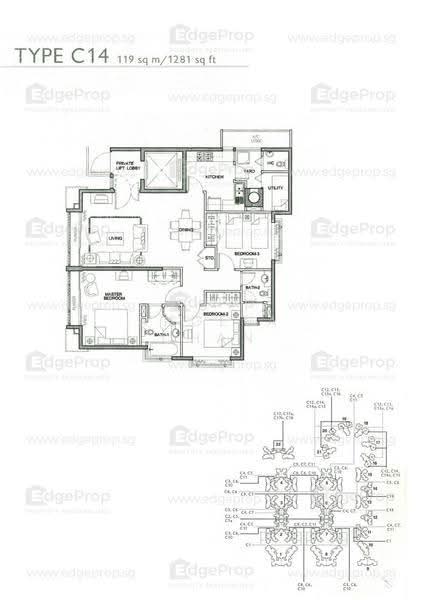 Caribbean at Keppel Bay, 6 Keppel Bay Drive, Harbourfront / Telok Blangah, 3 Bedrooms, 1,281 sqft, Condominium For Rent, by Angela Chan, 25257212 - PropertyGuru.com.sg