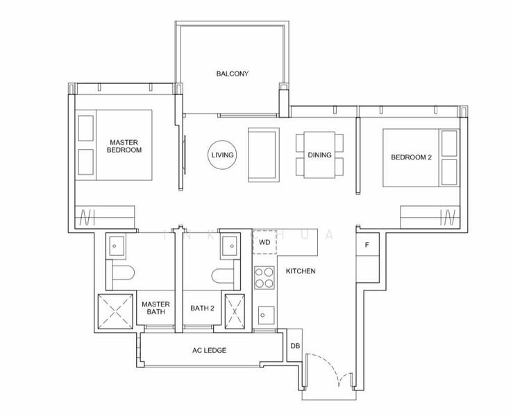 Hyll on Holland, 93 Holland Road, 2 Bedrooms, 700 sqft, Condominium For Rent, by Ink Chua, 25258564 - PropertyGuru.com.sg