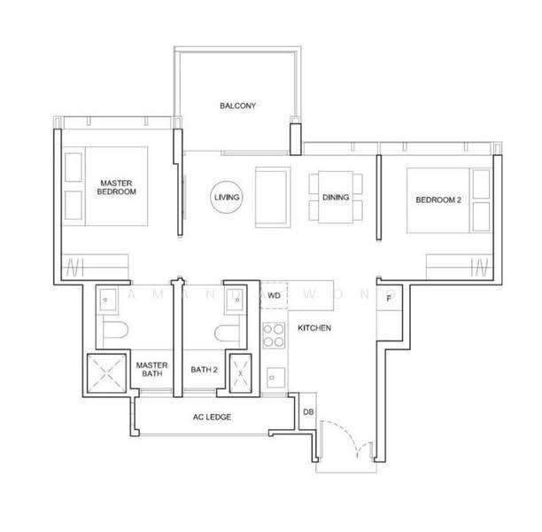 Hyll on Holland, 89 Holland Road, Tanglin / Holland / Bukit Timah, 2 Bedrooms, 700 sqft, Condominium For Rent, by Amanda Wong, 25259039 - PropertyGuru.com.sg