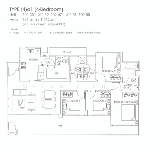 Hedges Park Condominium, 87 Flora Drive, 4 Bedrooms, 1,539 sqft, Condominium For Sale, by Melanie Shen, 25262606 - PropertyGuru.com.sg