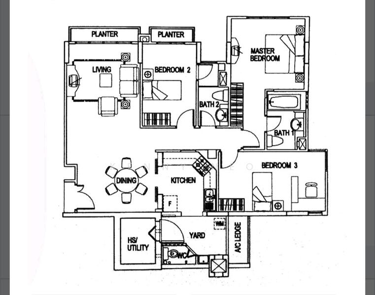 Lilydale, 550 Yishun Ave 6, 3 Bedrooms, 1,195 sqft, Condominium For Rent, by Kenny Neo, 25262653 - PropertyGuru.com.sg
