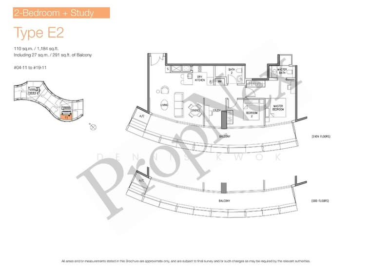 DUO Residences, 1 Fraser Street, 2 Bedrooms, 1,184 sqft, Apartment For Rent, by Dennis Kwok, 25264818 - PropertyGuru.com.sg