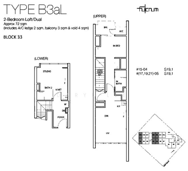 Fulcrum, 33 Fort Road, 2 Bedrooms, 775 sqft, Condominium For Sale, by Daryl Lee, 25265448 - PropertyGuru.com.sg