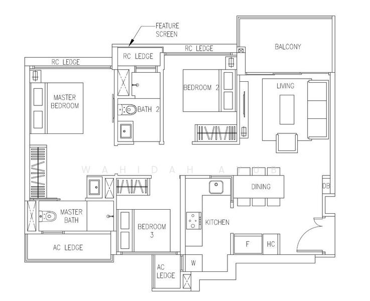The Visionaire, 196 Canberra Drive, 3 Bedrooms, 872 sqft, Executive Condominium For Sale, by Wahidah Ayub, 25268522 - PropertyGuru.com.sg