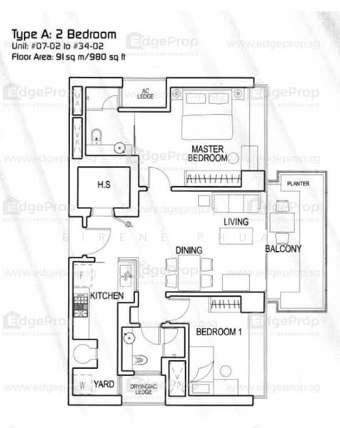 Regency Suites, 38 Kim Tian Road, 1 Bedroom, 979 sqft, Apartment For Rent, by Eirene Phua, 25270493 - PropertyGuru.com.sg