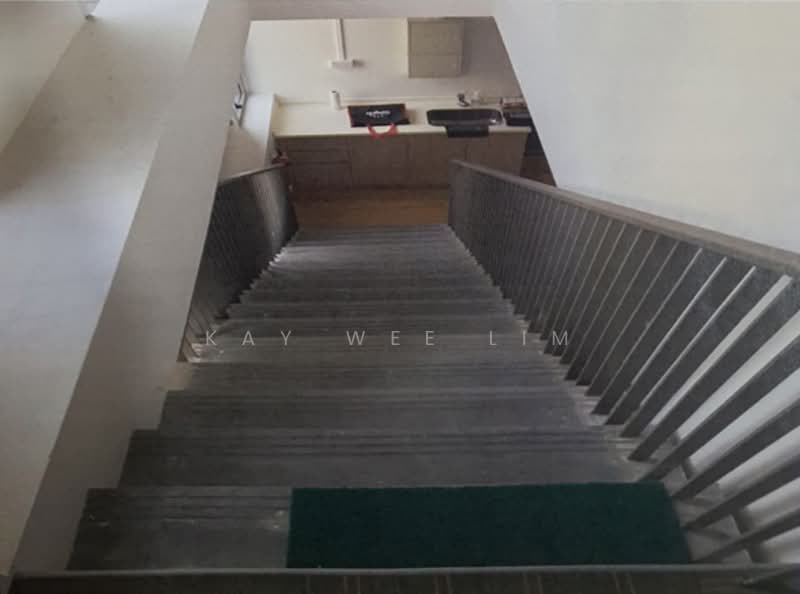 9@Tagore, 9 Tagore Lane, 750 sqft, Light Industrial (B1) For Rent, by Kay Wee Lim, 25271229 - Stairway up to Mezzanine level - CommercialGuru.com.sg