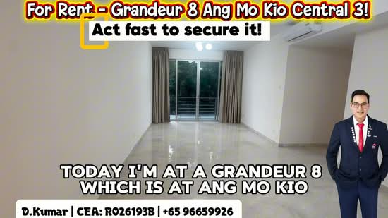 Grandeur 8, 12 Ang Mo Kio Central 3, 3 Bedrooms, 1,216 sqft, Condominium For Rent, by D. Kumar, 25273001 - PropertyGuru.com.sg