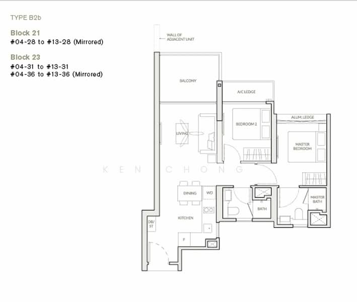 The Woodleigh Residences, Bidadari Park Drive, 2 Bedrooms, 667 sqft, Apartment For Rent, by Ken CHONG, 25273212 - PropertyGuru.com.sg