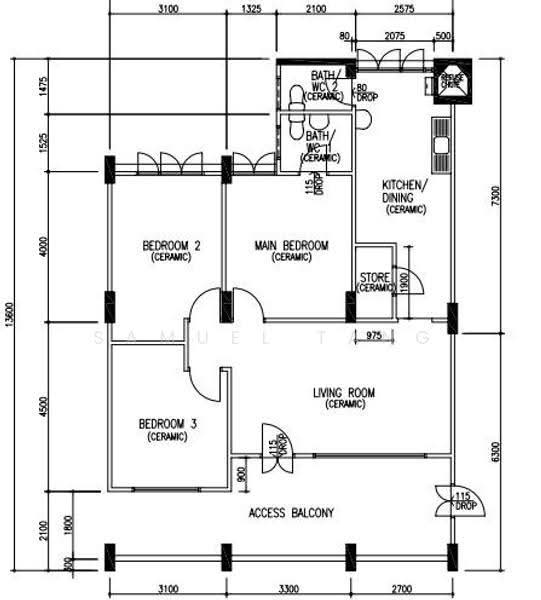 639 Yishun Street 61, 639 Yishun Street 61, Sembawang / Yishun, 3 Bedrooms, 904 sqft, HDB Flat For Sale, by Samuel Tang, 25276770 - PropertyGuru.com.sg