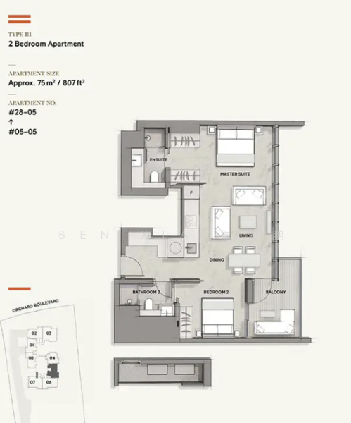 Cuscaden Reserve, 8 Cuscaden Road, 2 Bedrooms, 807 sqft, Condominium For Rent, by Ben XIA 夏天鹏, 25278126 - PropertyGuru.com.sg