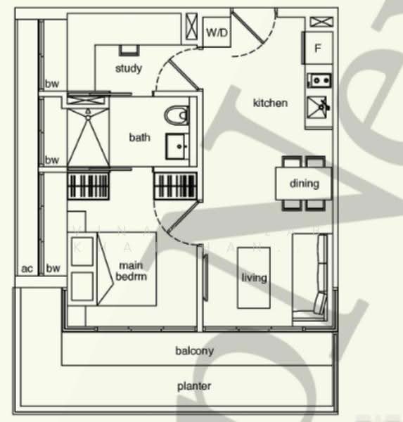 The Mercury, 38 Shanghai Road, Tanglin / Holland / Bukit Timah, 2 Bedrooms, 635 sqft, Condominium For Rent, by Vinay Gulab Khanchandani ( Vincent ), 25278300 - PropertyGuru.com.sg
