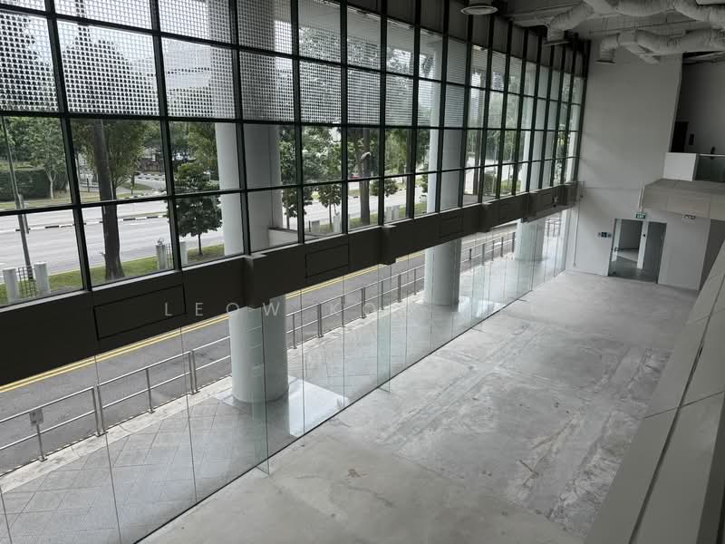 Ground floor 11m high warehouse / showroom office with full glass panels, Toh guan, 12,000 sqft, Business / Science Park For Rent, by Leow Kok Wee, 25278807 - CommercialGuru.com.sg