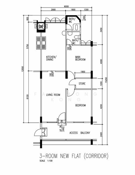 102 Jurong East Street 13, 102 Jurong East Street 13, 2 Bedrooms, 731 sqft, HDB Flat For Rent, by Fan Mong Kong, 25280060 - PropertyGuru.com.sg