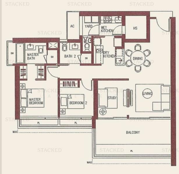 Concourse Skyline, 298 Beach Road, 3 Bedrooms, 1,442 sqft, Condominium For Rent, by Lawrence Dai, 25281714 - PropertyGuru.com.sg