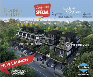 For Sale - COASTA VILLAS - Brand New Landed @ Pasir Ris
