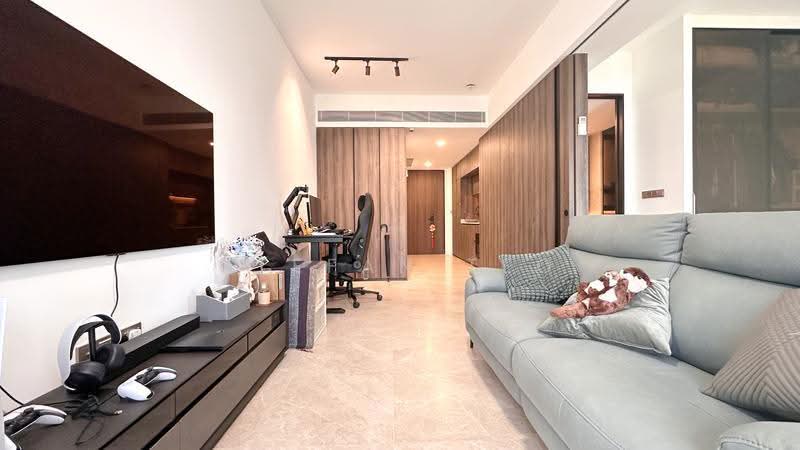 The Reef at King's Dock, 2 Harbourfront Avenue, Harbourfront / Telok Blangah, 1 Bedroom, 538 sqft, Condominium For Rent, by Stefan Teo, 25281868 - Living Room - PropertyGuru.com.sg