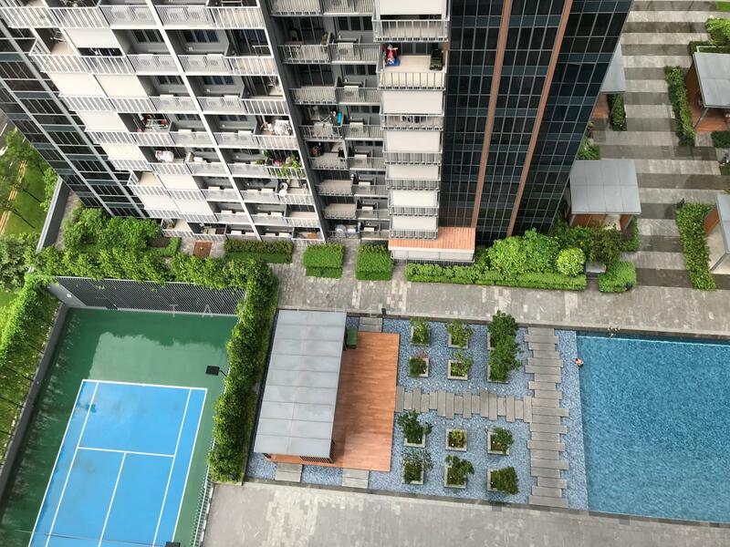 High floor view