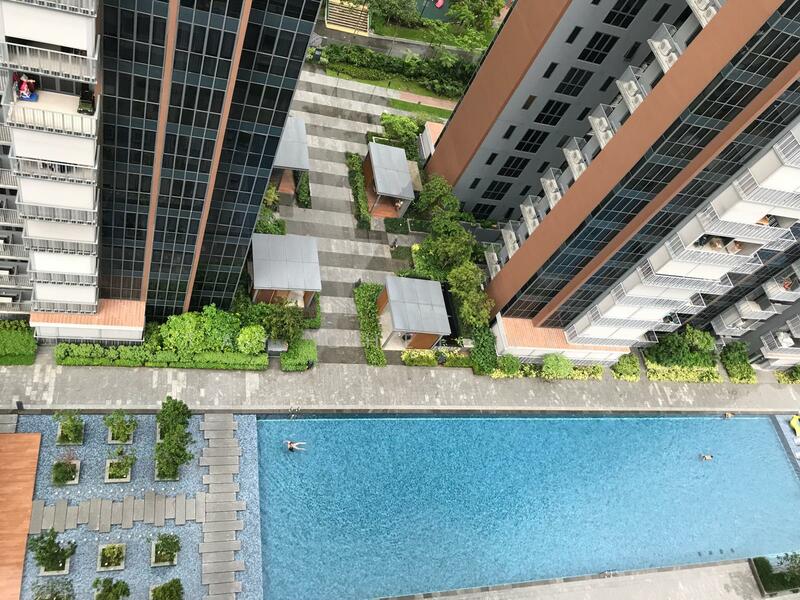 Pool view from the Balcony
