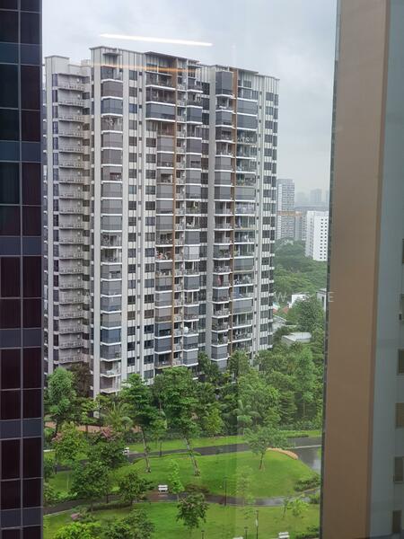 Siting in the living room view
