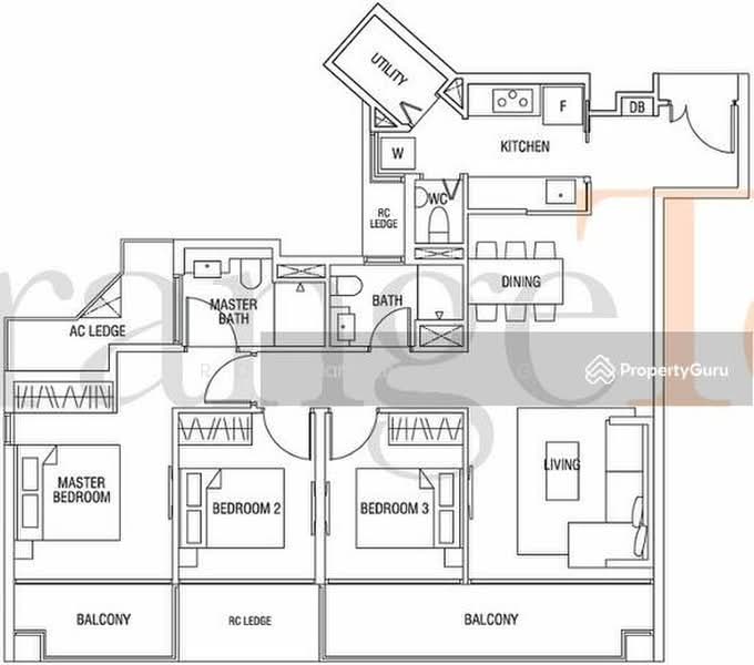 Thomson Three, 45 Bright Hill Drive, 3 Bedrooms, 1,141 sqft, Condominium For Rent, by Roland Ong, 25283748 - PropertyGuru.com.sg